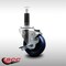 Service Caster 3.5'' SS Solid Poly Swivel 1'' Expanding Stem Caster with Brake SCC-SSEX20S3514-SPUS-TLB-1 - alternate 4